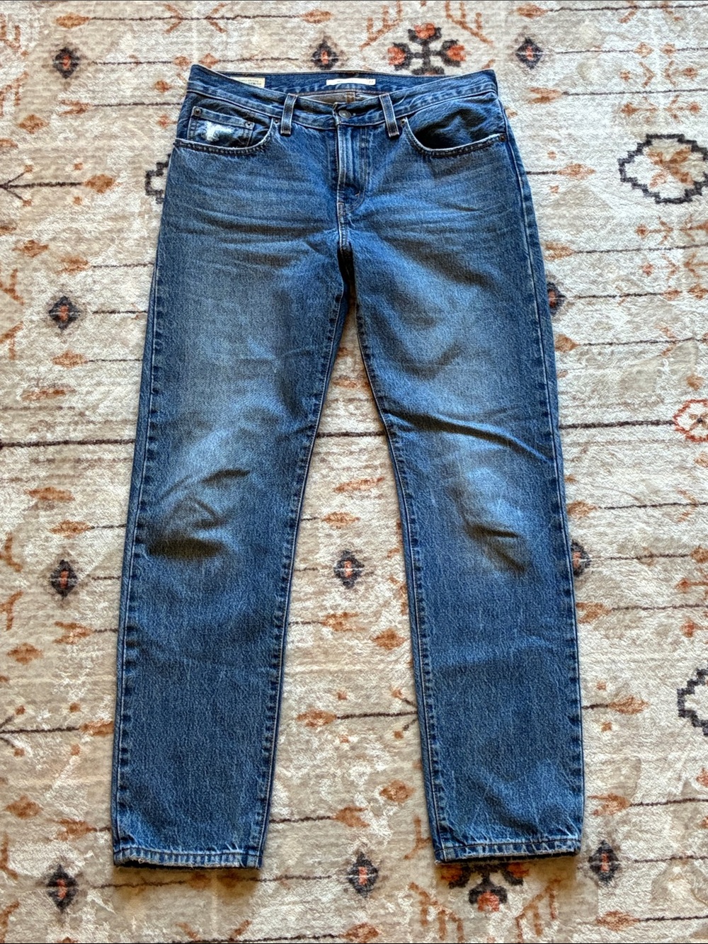 Levi's Middy Straight Leg Jeans Blue Waist 27